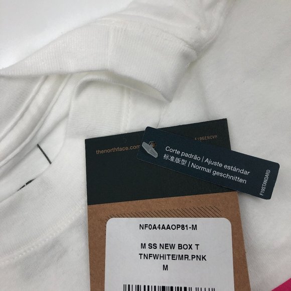The North Face Short Sleeve Pink Box logo - Picture 4 of 6